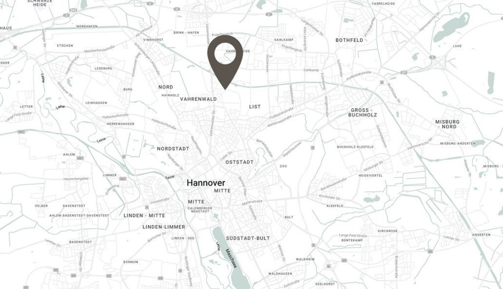 Karte Anfahrt Loftstyle Hotel Hannover