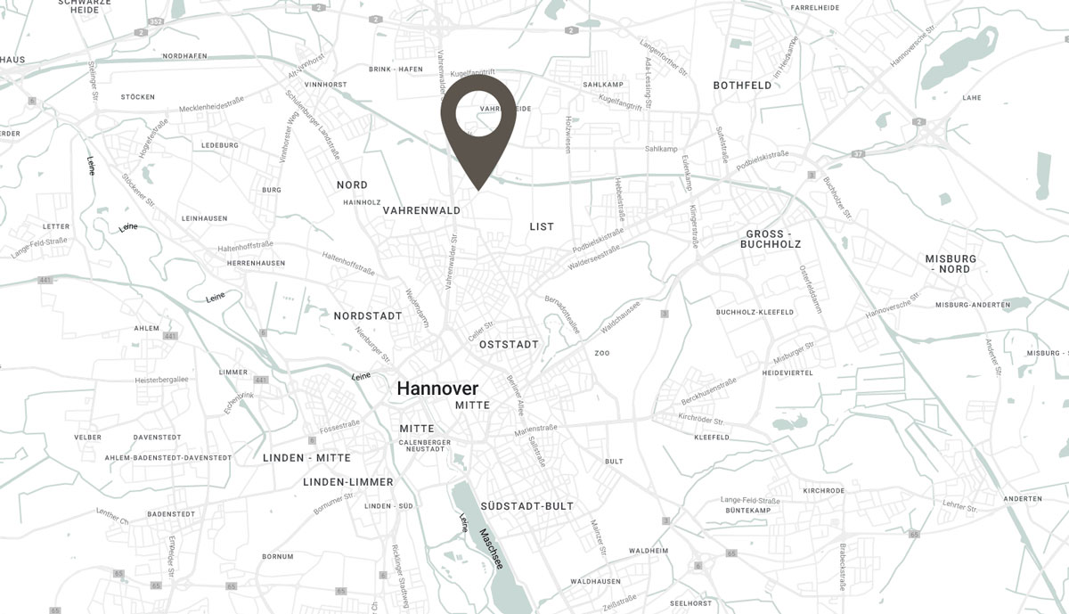 Karte Anfahrt Loftstyle Hotel Hannover